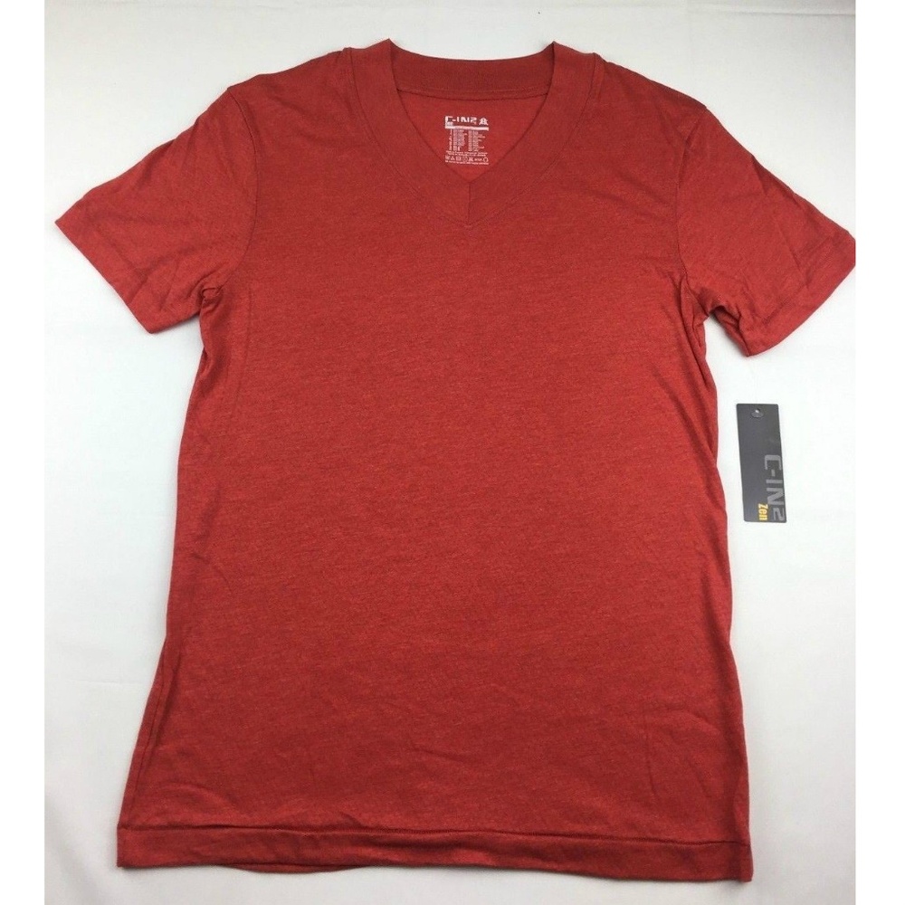 C-in2 Men's Zen V-Neck T-Shirt Red Picante (C6)